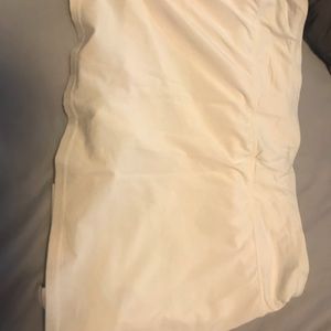 LuluLemon white running/tennis skirt